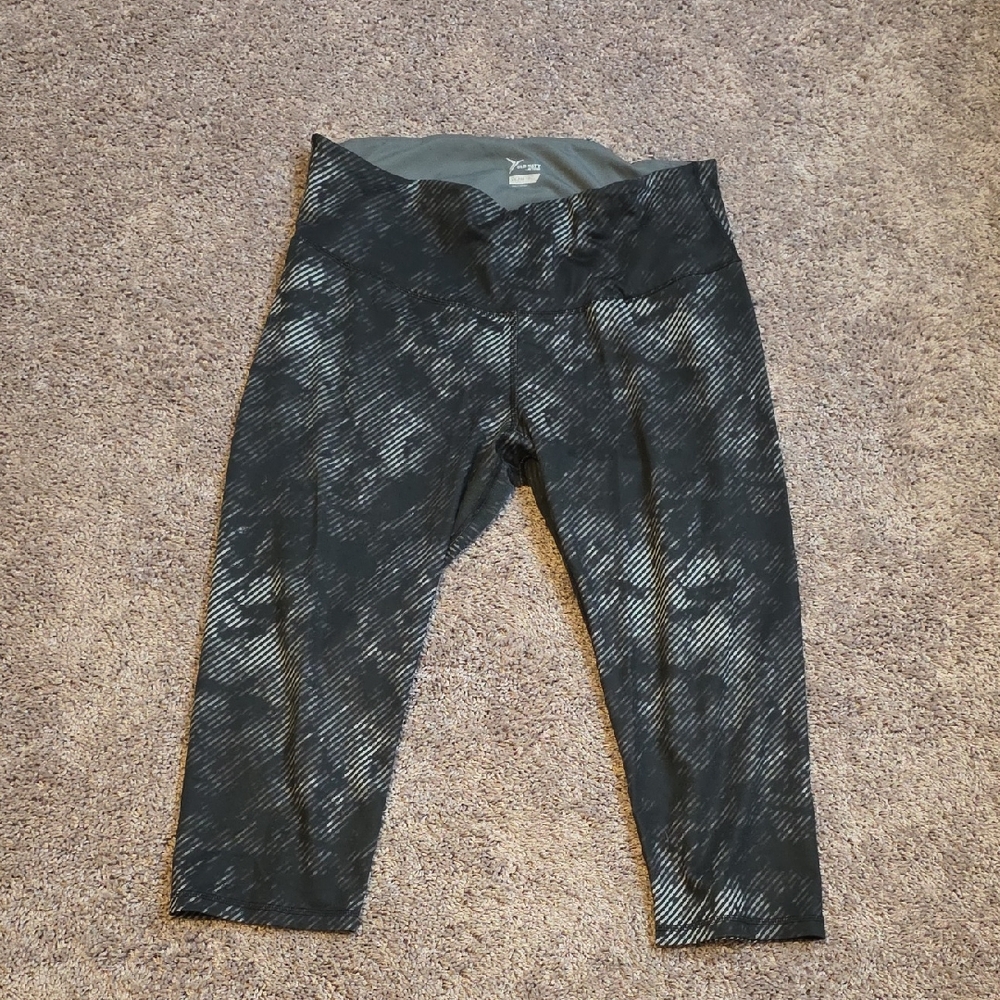 Kids Black and Gray Patterned Bottoms